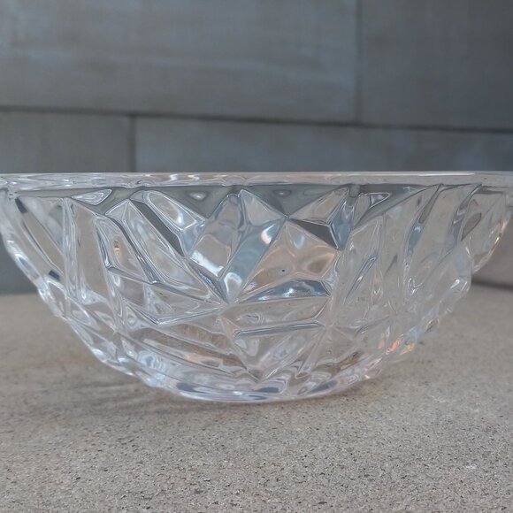 Tiffany & Co. Nos Round Bowl Rock Cut Crystal - Picture 1 of 15